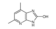 5,7-Dimethyl-1,3-dihydro-2H-imidazo[4,5-b]pyridin-2-one结构式