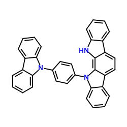 11-(4-(9H-carbazol-9-yl)phenyl)-11,12-dihydroindolo[2,3-a]carbazole Structure