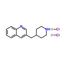 3-(4-Piperidinylmethyl)quinoline dihydrochloride Structure