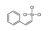 trichloro(2-phenylethenyl)silane结构式