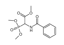 Methyl 2-(N-Benzoylamino)-2-(dimethoxyphosphinyl)ethanoate Structure