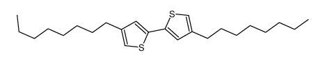 4,4'-二辛基-2,2'-联噻吩结构式