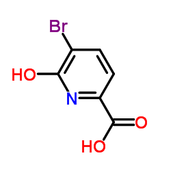 5-Bromo-6-hydroxypicolinic acid structure