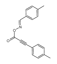 (E)-4-methylbenzaldehyde O-3-(4-methylphenyl)propioloyl oxime Structure