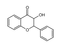 3-hydroxy-2-phenyl-2,3-dihydrochromen-4-one结构式