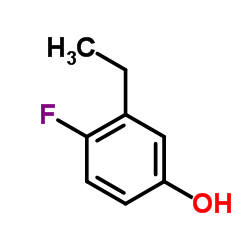 3-乙基-4-氟苯酚结构式