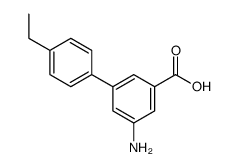 3-amino-5-(4-ethylphenyl)benzoic acid Structure