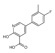 5-(4-fluoro-3-methylphenyl)-2-oxo-1H-pyridine-3-carboxylic acid Structure