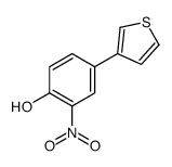 2-nitro-4-thiophen-3-ylphenol Structure