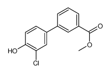 methyl 3-(3-chloro-4-hydroxyphenyl)benzoate结构式