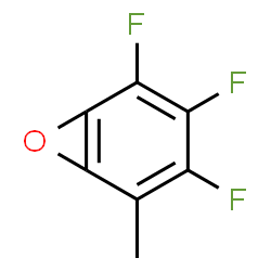 7-Oxabicyclo[4.1.0]hepta-1,3,5-triene,2,3,4-trifluoro-5-methyl-(9CI) Structure