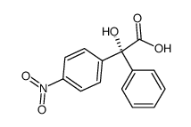 (R)-(+)-α-hydroxy-α-(4-nitrophenyl)-α-phenylacetic acid结构式
