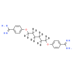 Hexamidine-d12 dihydrochloride Structure