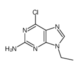 2-amino-6-chloro-9-ethyl-9H-purine结构式