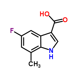 5-Fluoro-7-methyl-1H-indole-3-carboxylic acid picture