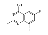 6-fluoro-8-iodo-2-methyl-1H-quinazolin-4-one结构式