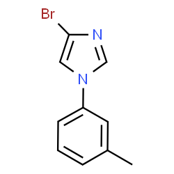 4-溴-1-(间甲苯基)-1H咪唑结构式