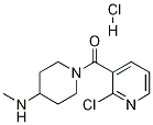 (2-氯-吡啶-3-基)-(4-甲氨基哌啶-1-基)-甲酮盐酸盐结构式