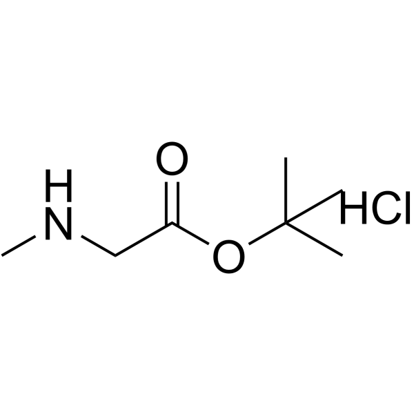 tert-Butyl N-methylglycinate hydrochloride (1:1) Structure