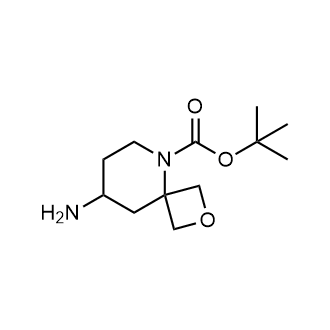 8-氨基-2-氧杂-5-氮杂螺[3.5]壬烷-5-羧酸叔丁酯结构式