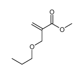 methyl 2-(propoxymethyl)prop-2-enoate结构式