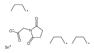 tributylstannyl 2-(2,5-dioxopyrrolidin-1-yl)acetate结构式