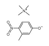 tetramethylammonium p-nitro-m-cresolate Structure