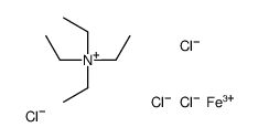 四氯高铁酸四乙铵(III)结构式