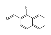 1-fluoronaphthalene-2-carbaldehyde结构式