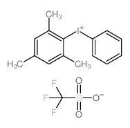 mesityl(phenyl)iodonium trifluoromethanesulfonate Structure