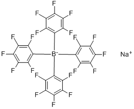 Sodium tetrakis(perfluorophenyl)borate Structure