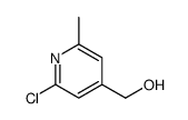 (2-氯-6-甲基吡啶-4-基)甲醇结构式