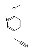 2-(6-Methoxy-3-pyridinyl)acetonitrile structure