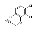 1,2,4-trichloro-3-prop-2-ynoxybenzene Structure