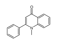 1-methyl-2-phenylquinolin-4-one结构式