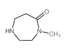 4-甲基-1,4-二氮杂环庚烷-5-酮结构式