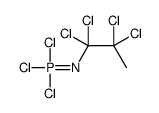 trichloro(1,1,2,2-tetrachloropropylimino)-λ5-phosphane结构式