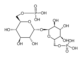 alpha,alpha-trehalose 6,6'-diphosphate结构式