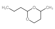 2-Propyl-4-methyl-1,3-dioxane Structure