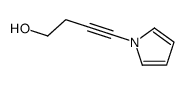 3-Butyn-1-ol, 4-(1H-pyrrol-1-yl)- (9CI)结构式
