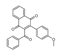 2-benzoyl-3-(4-methoxyphenyl)naphthalene-1,4-dione结构式