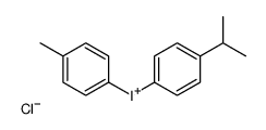 (4-methylphenyl)-(4-propan-2-ylphenyl)iodanium,chloride结构式