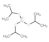 三(异丙基硫代)硅烷结构式