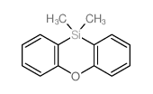 Phenoxasilin, 10,10-dimethyl-结构式