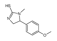 5-(4-methoxyphenyl)-1-methylimidazolidine-2-thione Structure