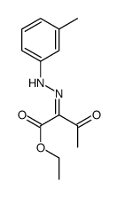 ethyl 2-[(3-methylphenyl)hydrazinylidene]-3-oxobutanoate结构式