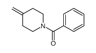 (4-methylidenepiperidin-1-yl)-phenylmethanone结构式