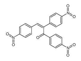 1,2,3-tris(4-nitrophenyl)prop-2-en-1-one结构式