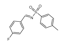 N-(4-FLUOROBENZYLIDENE)-4-METHYLBENZENESULFONAMIDE结构式