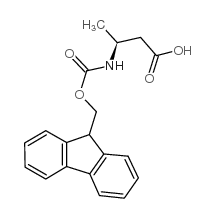 Fmoc-3-L-氨基丁酸结构式